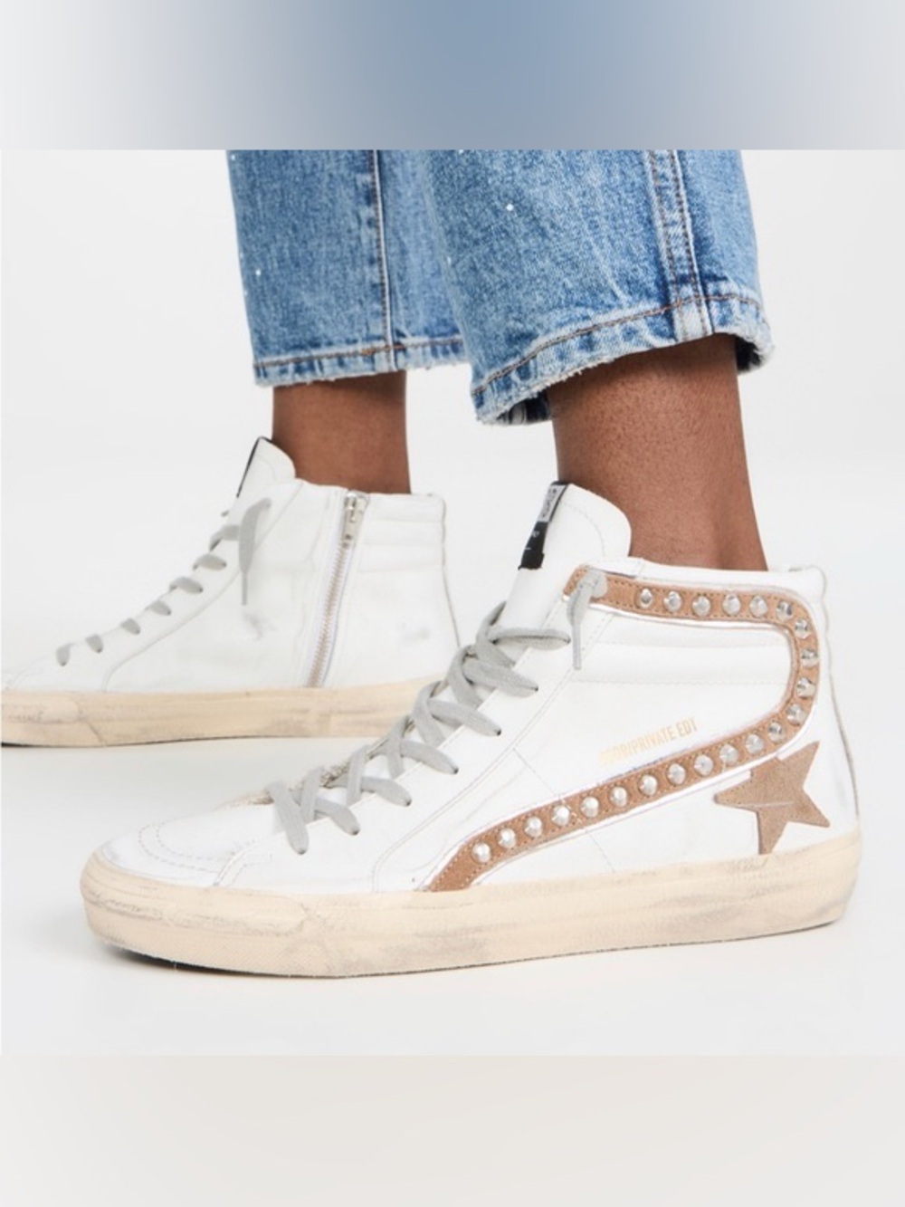 Golden Goose Private Edition Slide High Top
Sneakers EUC